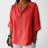Nicole - Loose Blouse made of Material