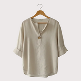 Nicole - Loose Blouse made of Material
