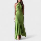 Elodie - Elegancka asymetryczna sukienka maxi