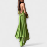 Elodie - Elegancka asymetryczna sukienka maxi