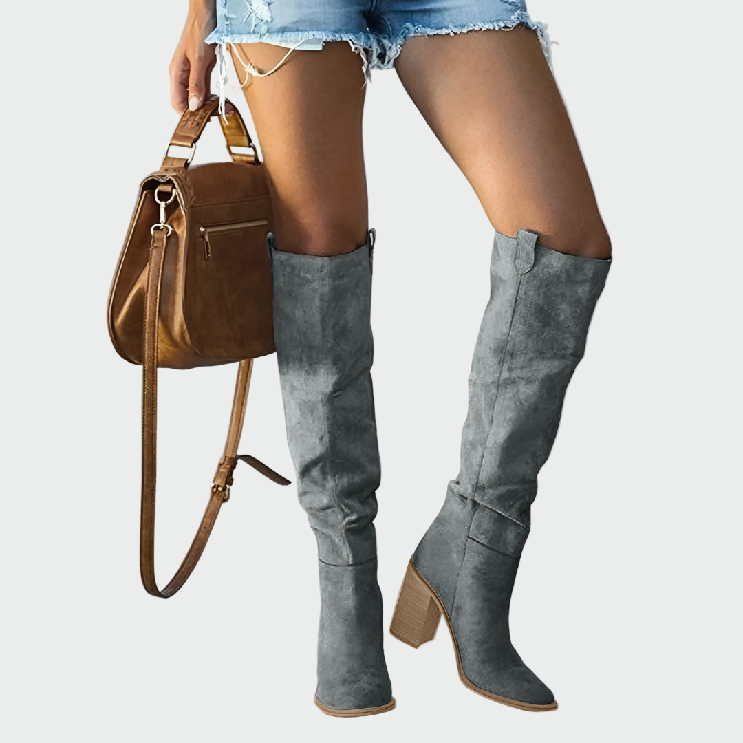 Skórzane ortopedyczne buty do kolan
