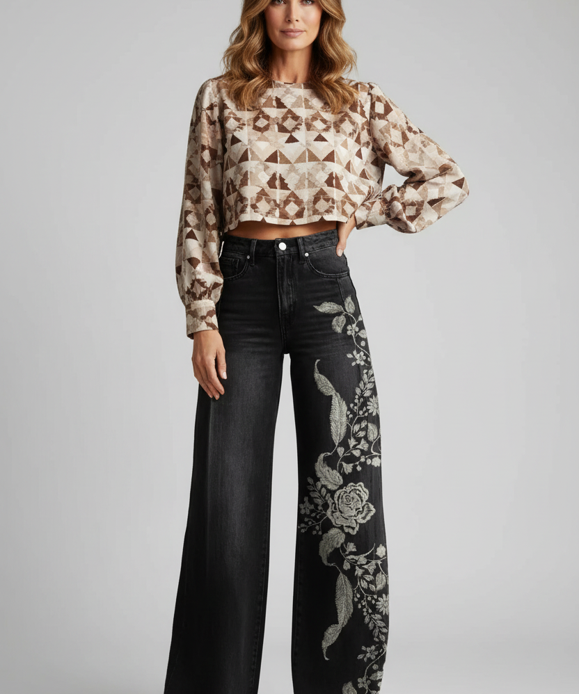 Gabriela - Eleganckie boho spodnie