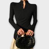 Michiko – Elegancki sweter z bawełnianego dzianiny