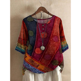 Valerie - Kolorowy boho-top