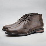 Marek – Skórzane Botki Chukka