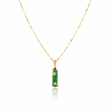 Naszyjnik z jadeitowym amuletem