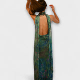 Maisie - Sukienka maxi z nadrukiem "Iris" Monet