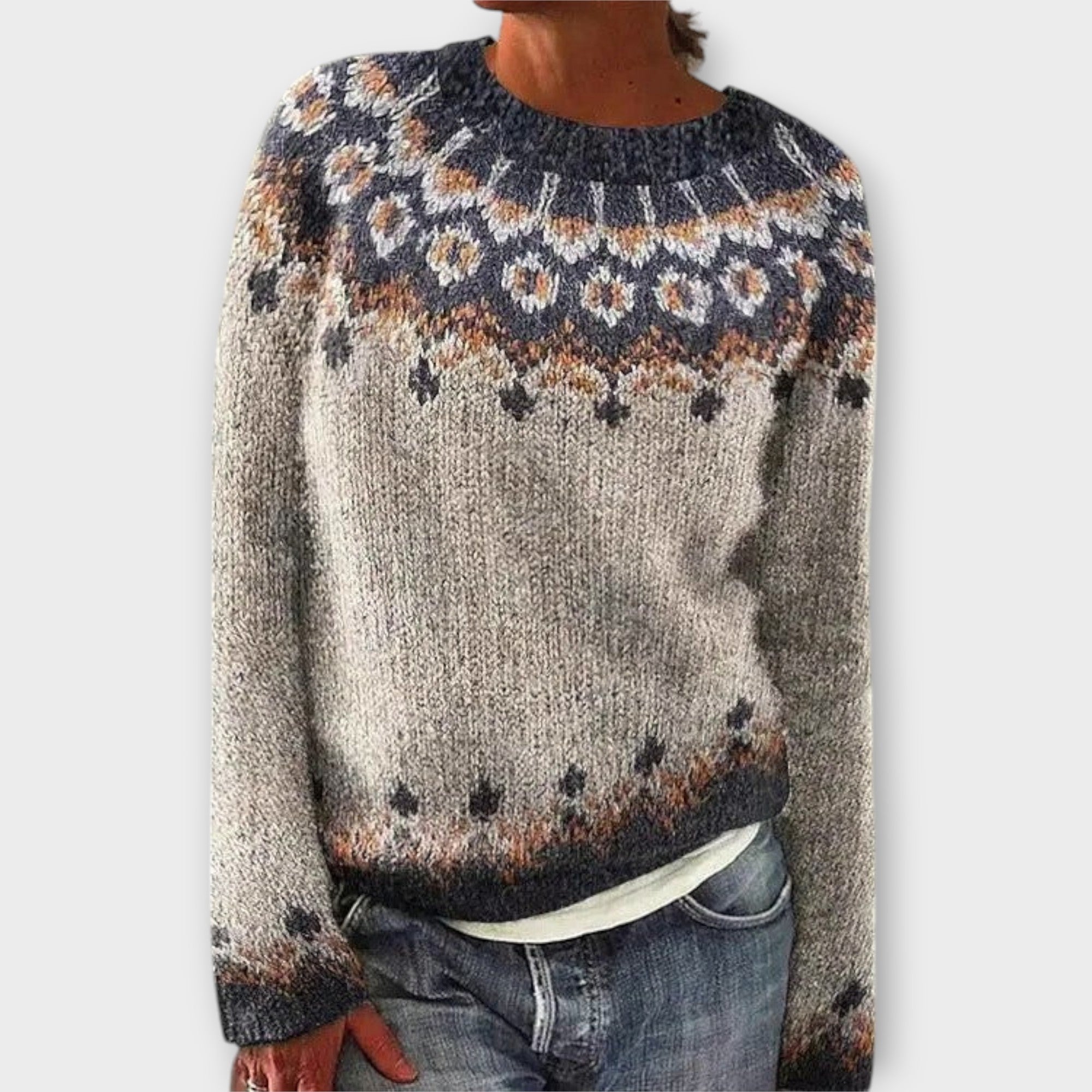 Adéla – Retro damski sweter