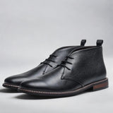 Marek – Skórzane Botki Chukka
