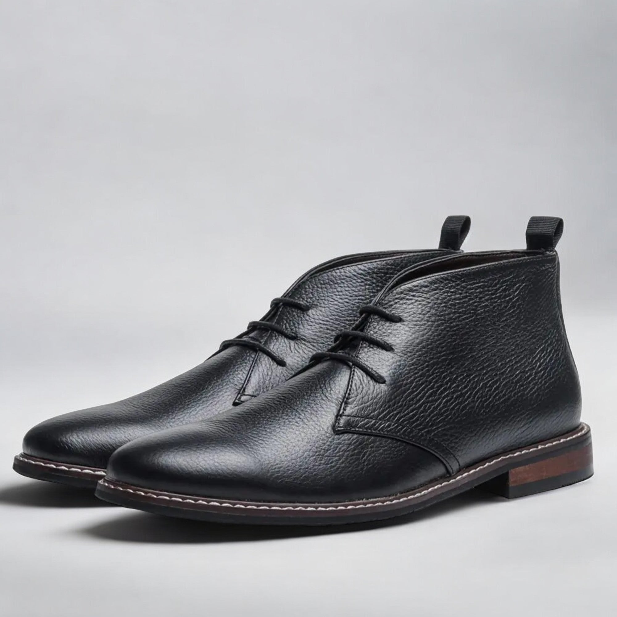 Marek – Skórzane Botki Chukka