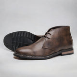 Marek – Skórzane Botki Chukka