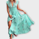 Felizia – Boho sukienka z czarującym haftem