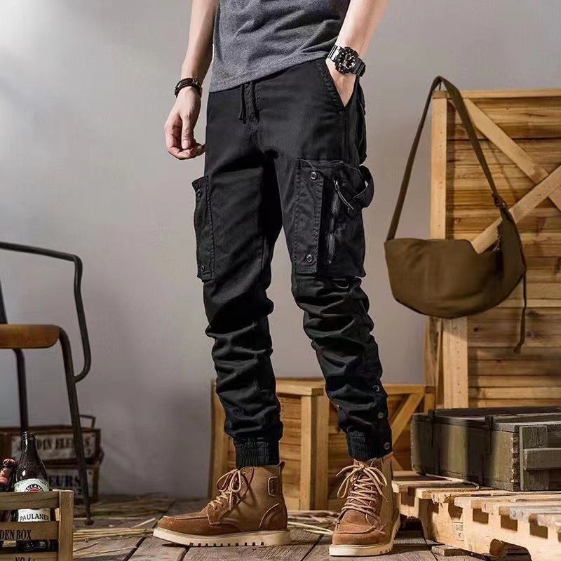 Lukáš – Funkcyjne Męskie Spodnie Robocze w Stylu Outdoor