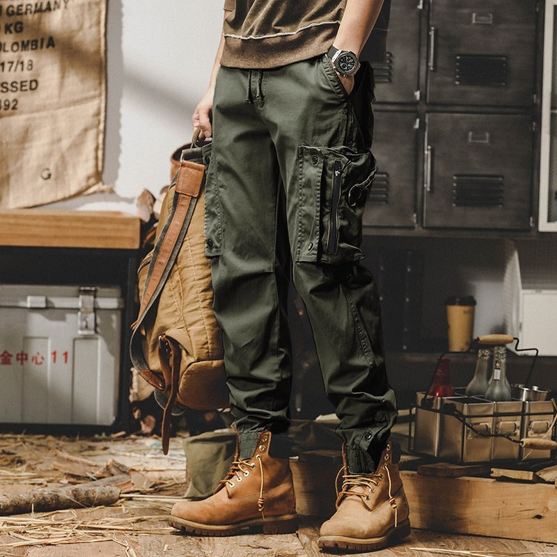 Lukáš – Funkcyjne Męskie Spodnie Robocze w Stylu Outdoor