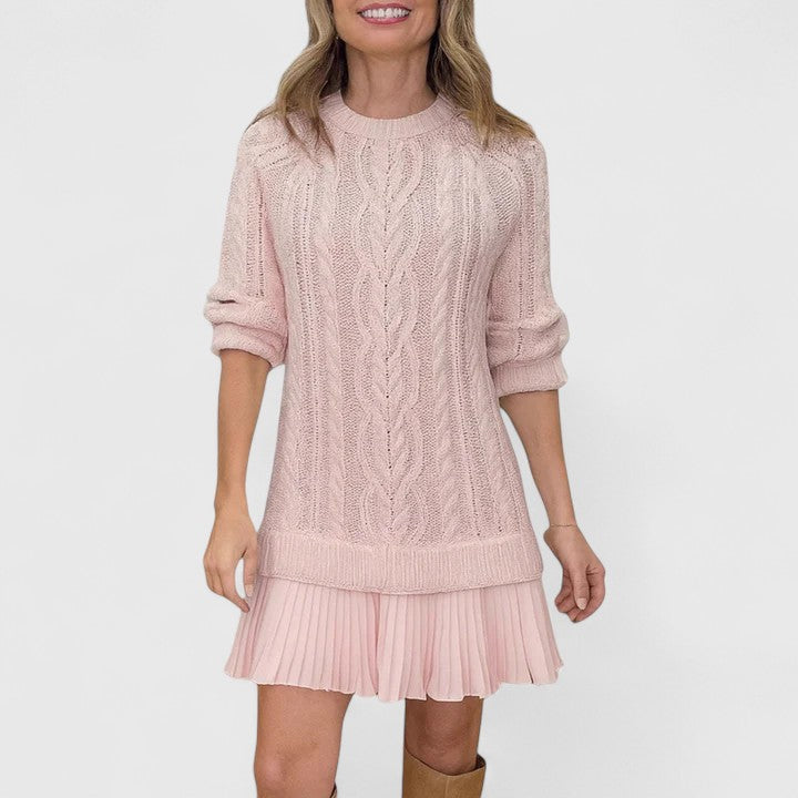 Ashlyndora – Elegancka sukienka swetrowa