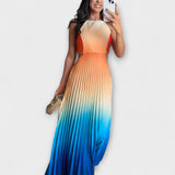 Haven - Stylowe Maxi Sukienki Bez Rękawów z Tie-Dye
