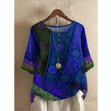 Valerie - Kolorowy boho-top