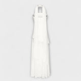 Goldie - Maxi Sukienka z Chiffonu