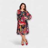 Caroline - Elegancka sukienka dla puszystych dla maksymalnego komfortu