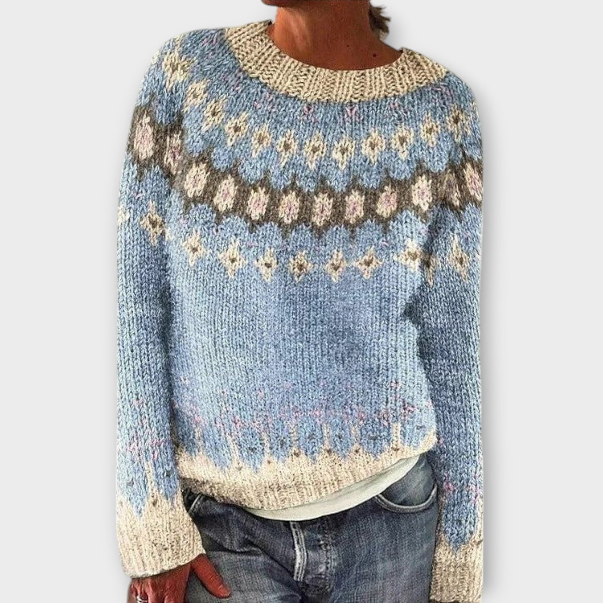 Adéla – Retro damski sweter