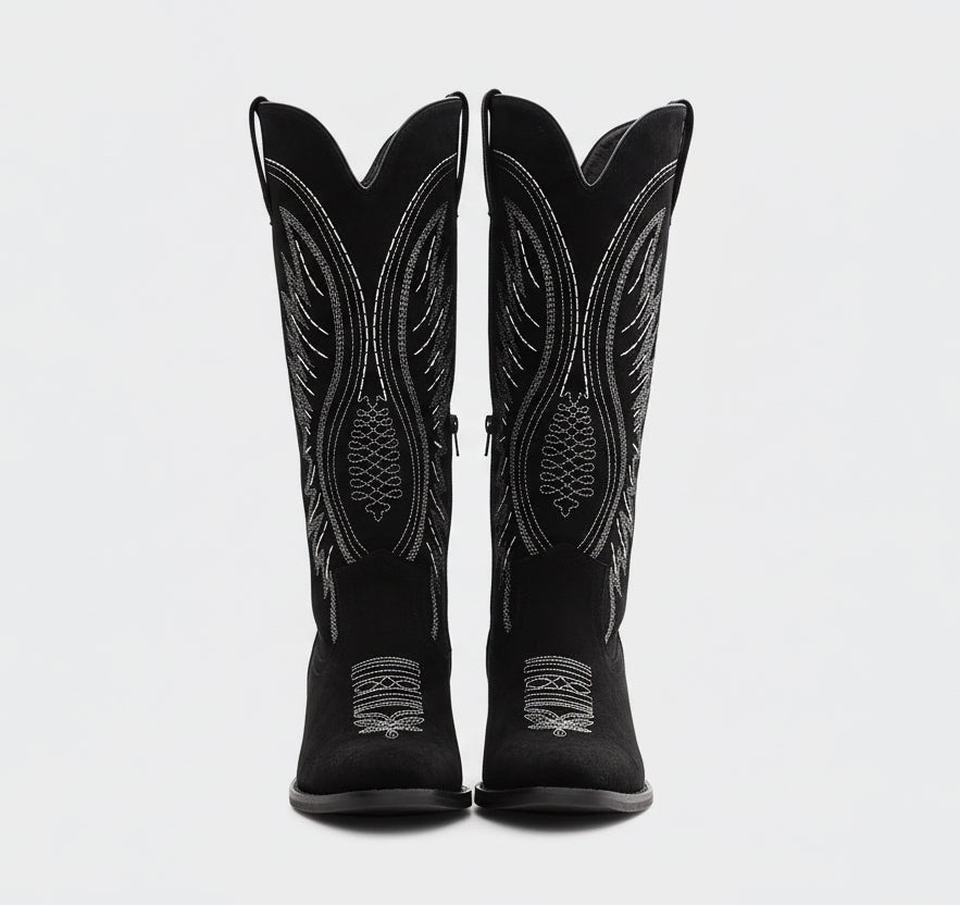 Jana – Stylowe Wyhaftowane Buty Westernowe