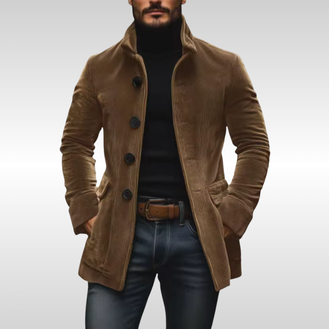 Jakub - Brūns kordowy blazer