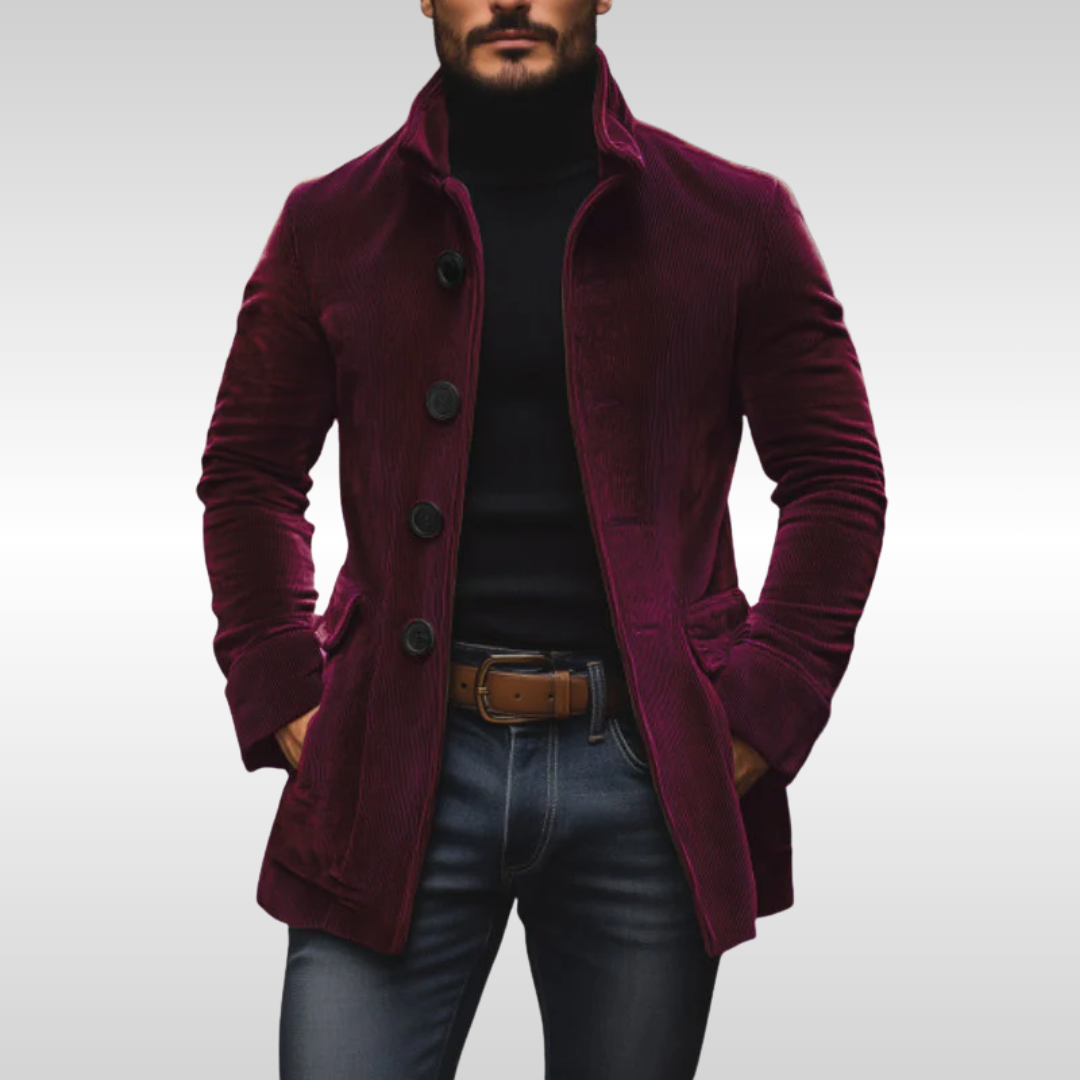 Jakub - Brūns kordowy blazer