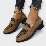 Karla - Eleganckie damskie buty w leopardski wzór