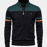 Miroslav | Sweter pleciony z zamkiem