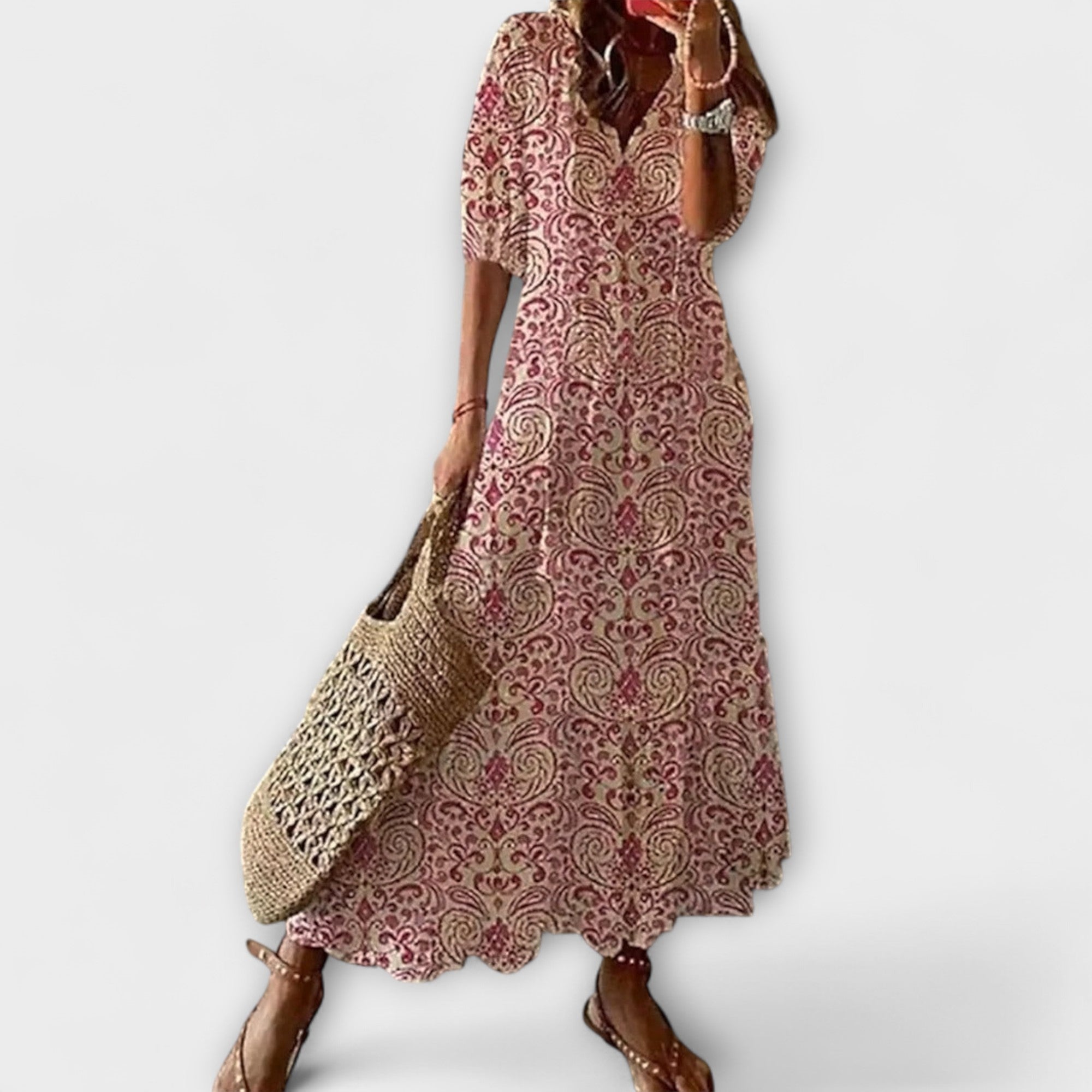 Anna – Damskie boho letnie sukienki o luźnej sylwetce