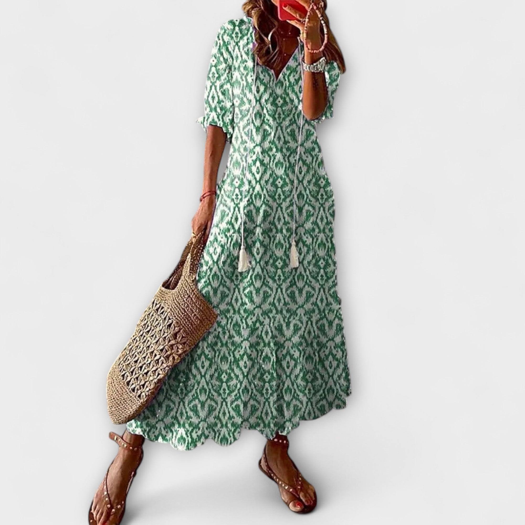 Anna – Damskie boho letnie sukienki o luźnej sylwetce