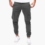 Tomáš – Męskie Spodnie Cargo Joggingowe – Nowoczesne Spodnie Streetwear na Co Dzień z Kieszeniami i Elastycznym Pasem, na Zewnątrz i na Co Dzień