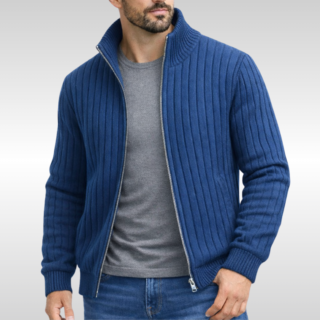 Tiberius™ – Elegancki kardigan na zamek