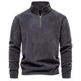 Tomáš – 1/4-Zip Męski Sweter