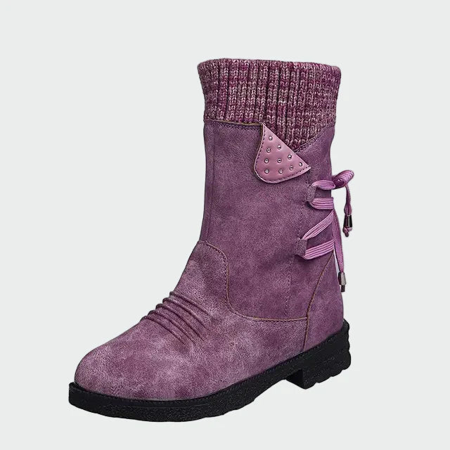 Stylowe botki z zamszu