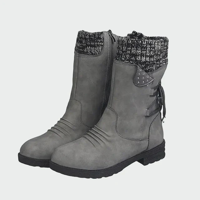 Stylowe botki z zamszu