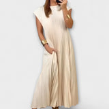 Zairelle – Eleganta plisēta kleita