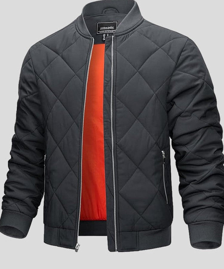 Jaroslav | Elegancka bomberka z zamszu