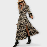 Natalie - Stylowe sukienki w leopardski wzór