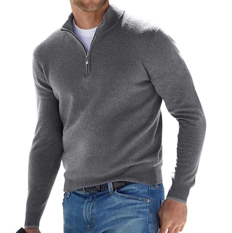Tomáš – Męski Sweter z Zamkiem