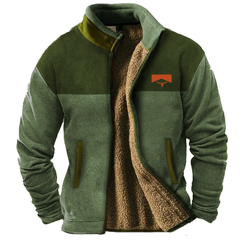 Adam – Stylowa Fleece'owa Kurtka z Termo Wewnętrzną Podszewką