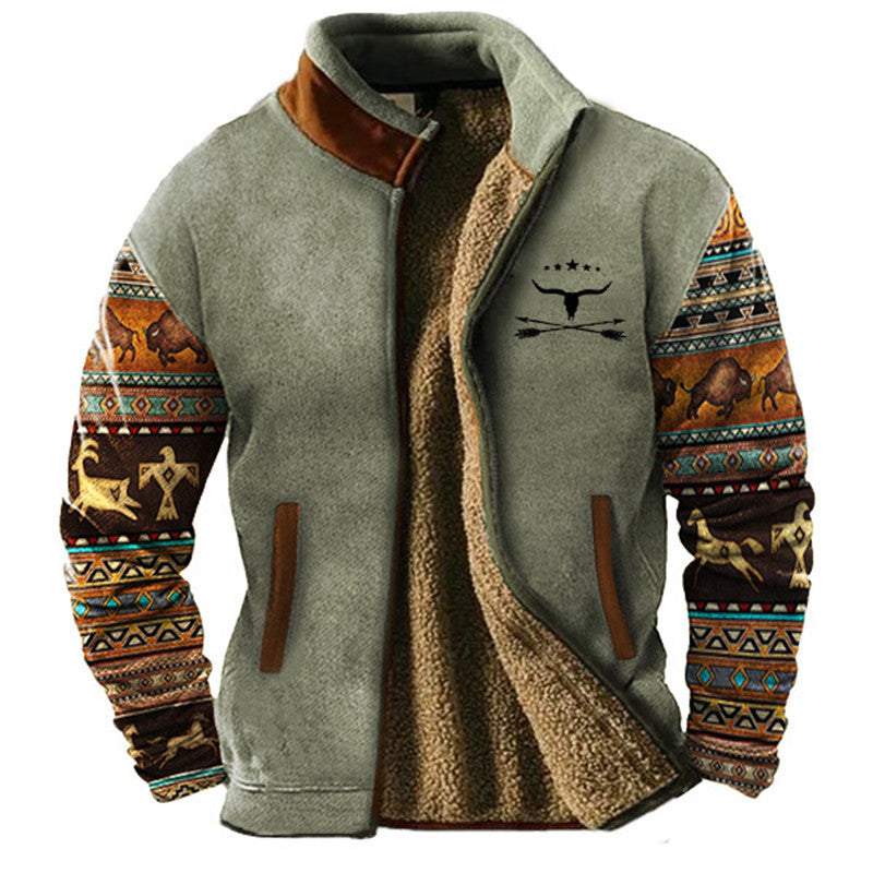 Adam – Stylowa Fleece'owa Kurtka z Termo Wewnętrzną Podszewką