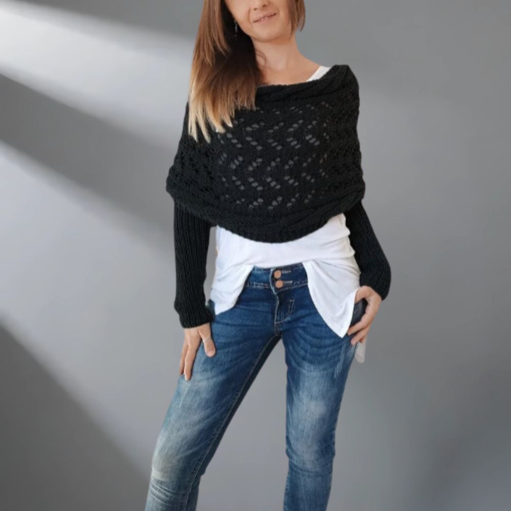 Celeste™ - Elegancki pleciony szal