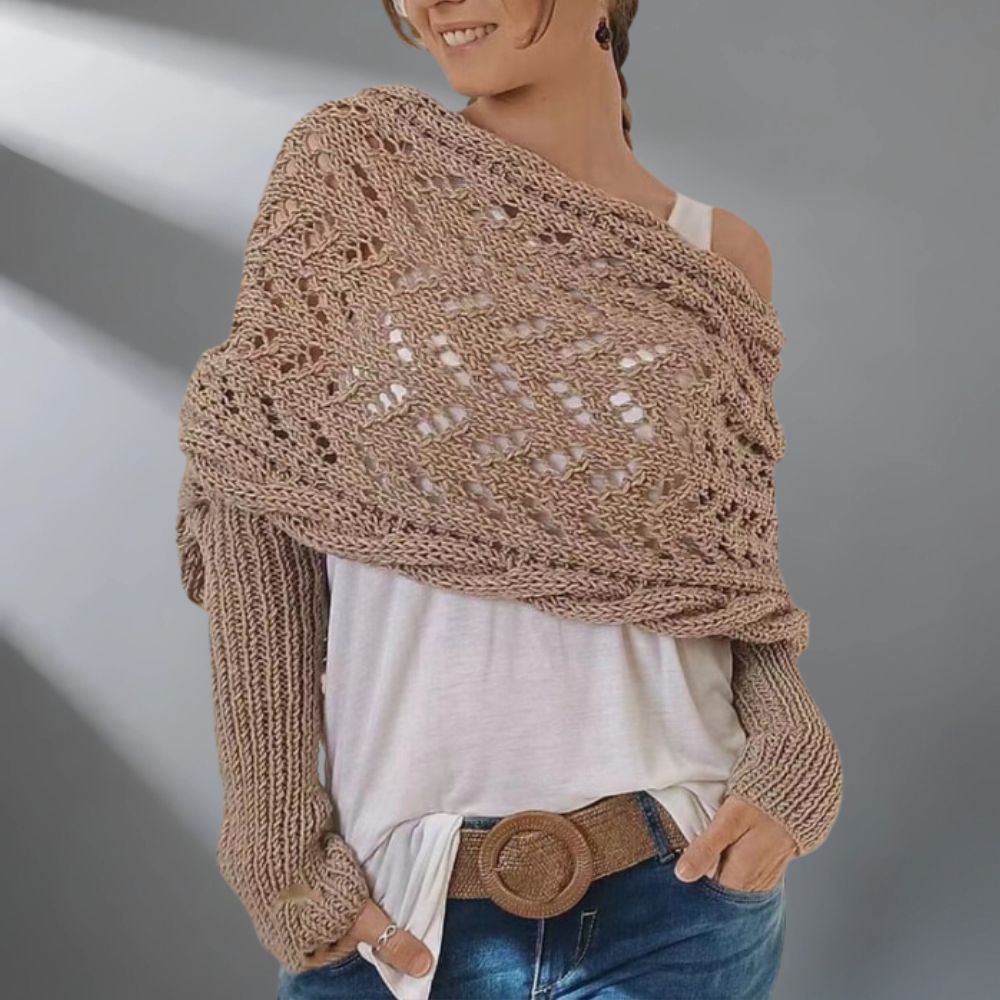 Celeste™ - Elegancki pleciony szal