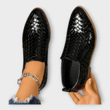 Veronika – Eleganckie Buty Slip-On z Niskim Obcasem