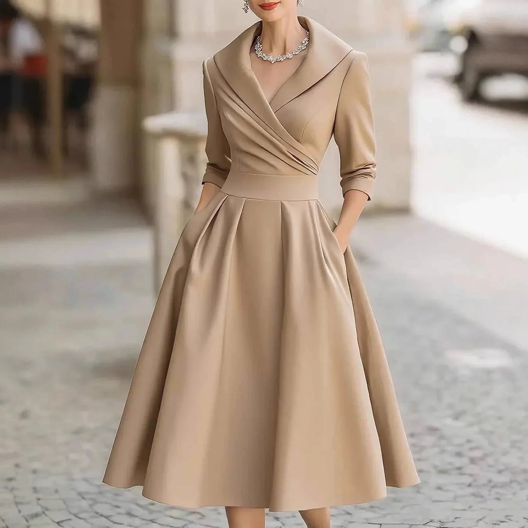 Denize – Elegancka, zwiewna sukienka na każdą okazję