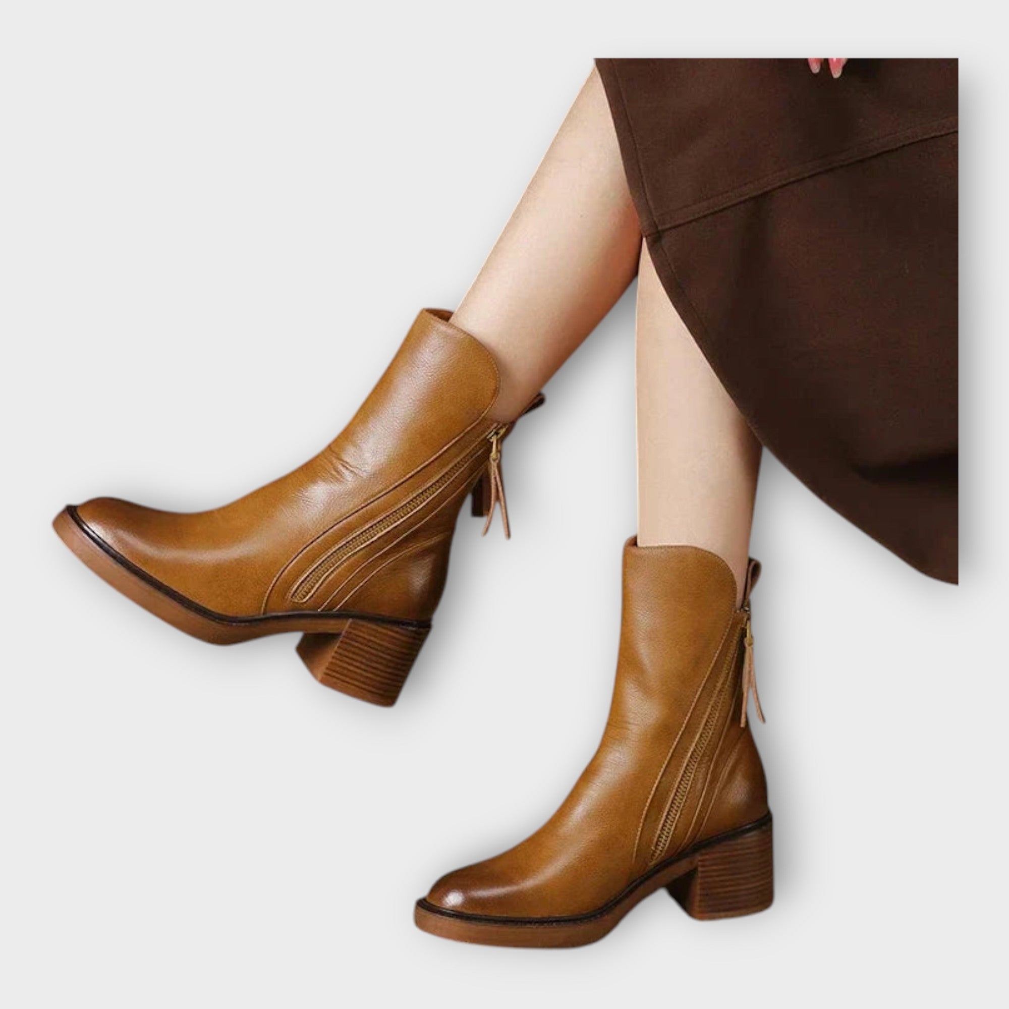 Kateřina – Buty z Elegancką Sylwetką i Szczegółowym Zamkiem