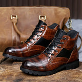 Adéla – Skórzane Buty Krokodylowe