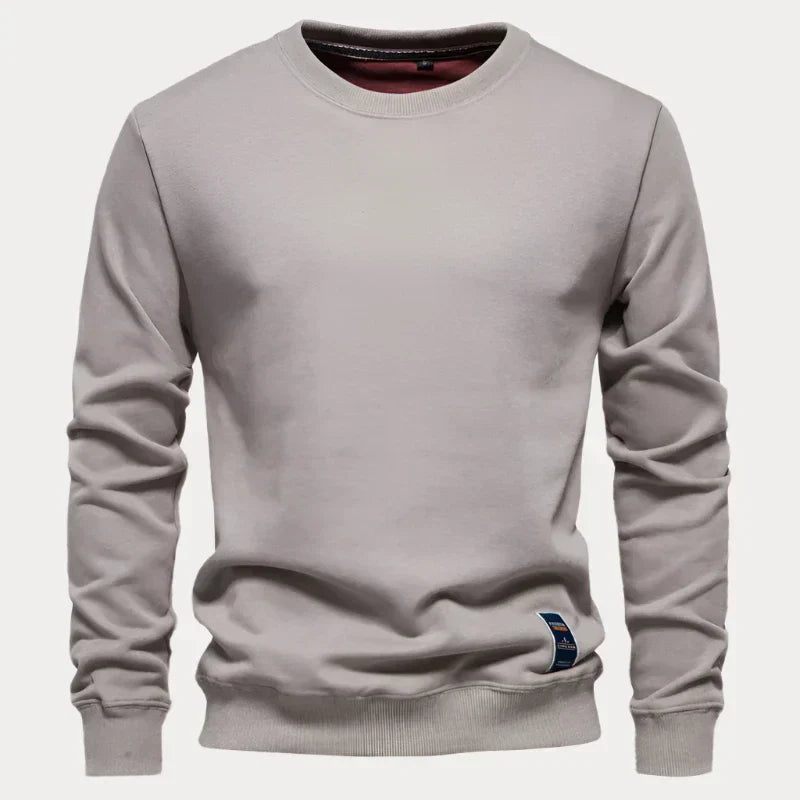 Tomáš – Męski Sweter z Okrągłym Dekoltem