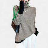 Eleanor – Elegancki sweter z golfem o nowoczesnym wzorze